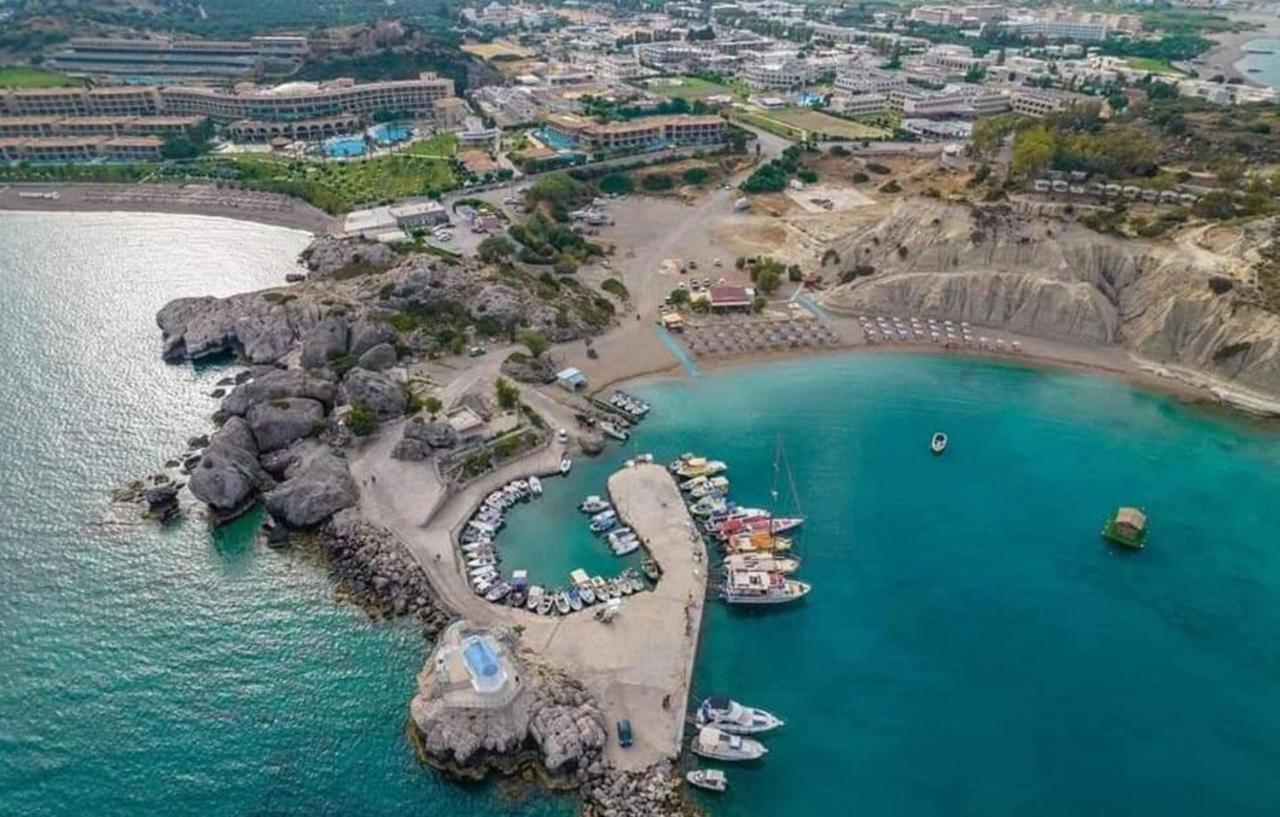 Posidonia Luxury Villas Kolympia โคลิมเบีย ภายนอก รูปภาพ